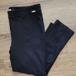 Calvin Klein Black Legging Ankle Pants